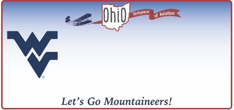 WVU license plate to be available in Ohio